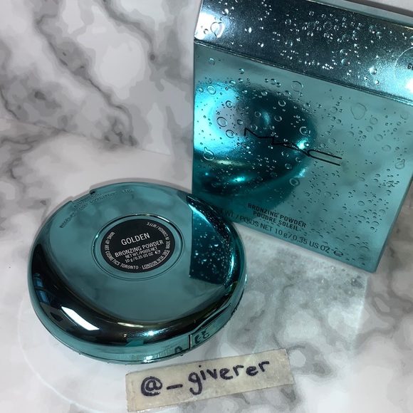 GOLDEN Alluring Aquatic Bronzer MAC Bronzing Powder - Picture 10 of 17